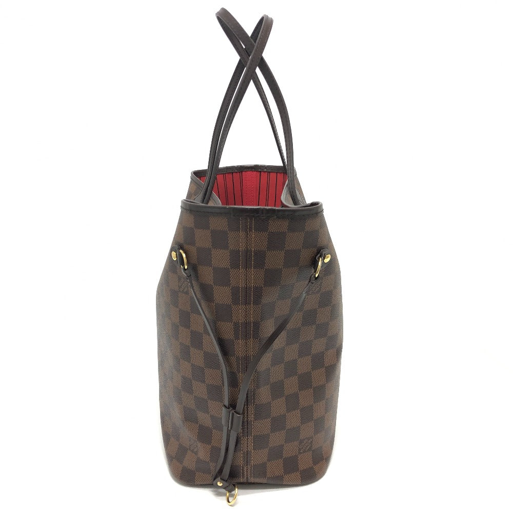 LOUIS VUITTON Ｎ41358 ネヴァーフルMM ポーチ付き カバン トートバッグ バッグ ハンドバック トートバッグ ダミエキャンバス レディース エベヌ ブラウン
