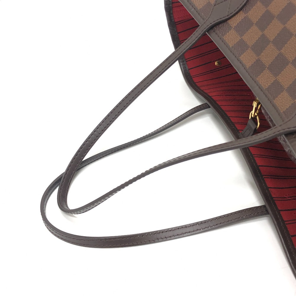 LOUIS VUITTON Ｎ41358 ネヴァーフルMM ポーチ付き カバン トートバッグ バッグ ハンドバック トートバッグ ダミエキャンバス レディース エベヌ ブラウン