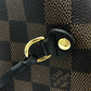 LOUIS VUITTON Ｎ41358 ネヴァーフルMM ポーチ付き カバン トートバッグ バッグ ハンドバック トートバッグ ダミエキャンバス レディース エベヌ ブラウン