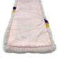 LOUIS VUITTON M70272 LV Logo Echarpe Tippet Fur Scarf, Silk, Women's, Pink