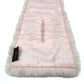 LOUIS VUITTON M70272 LV Logo Echarpe Tippet Fur Scarf, Silk, Women's, Pink