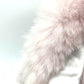 LOUIS VUITTON M70272 LV Logo Echarpe Tippet Fur Scarf, Silk, Women's, Pink