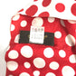 LOUIS VUITTON M74623 Yayoi Kusama Collaboration Snood - Dot Infinity Snood Scarf, Silk, Women's, Red