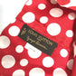 LOUIS VUITTON M74623 Yayoi Kusama Collaboration Snood - Dot Infinity Snood Scarf, Silk, Women's, Red