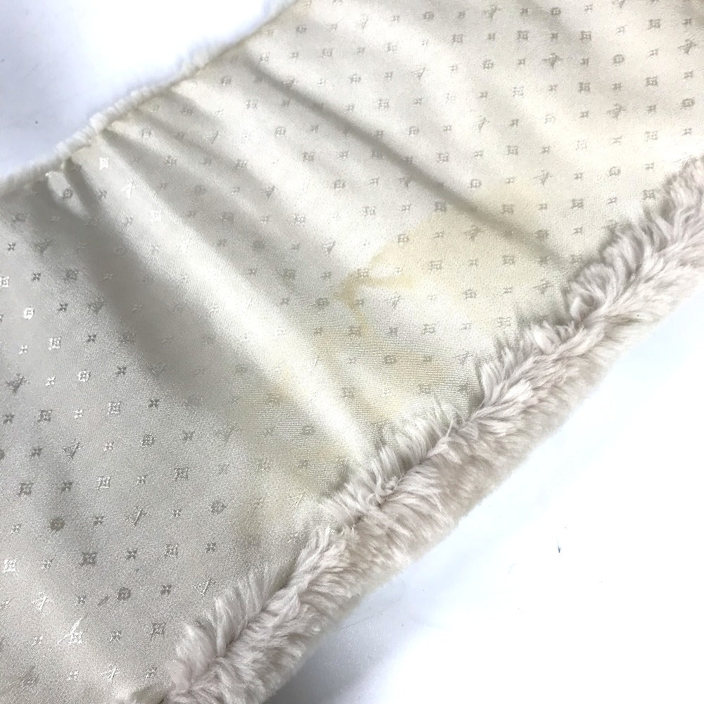 LOUIS VUITTON M70873 ファー ティペット ロゴ バイカラー エシャルプ LV インザシティ マフラー ファー レディース ピンク