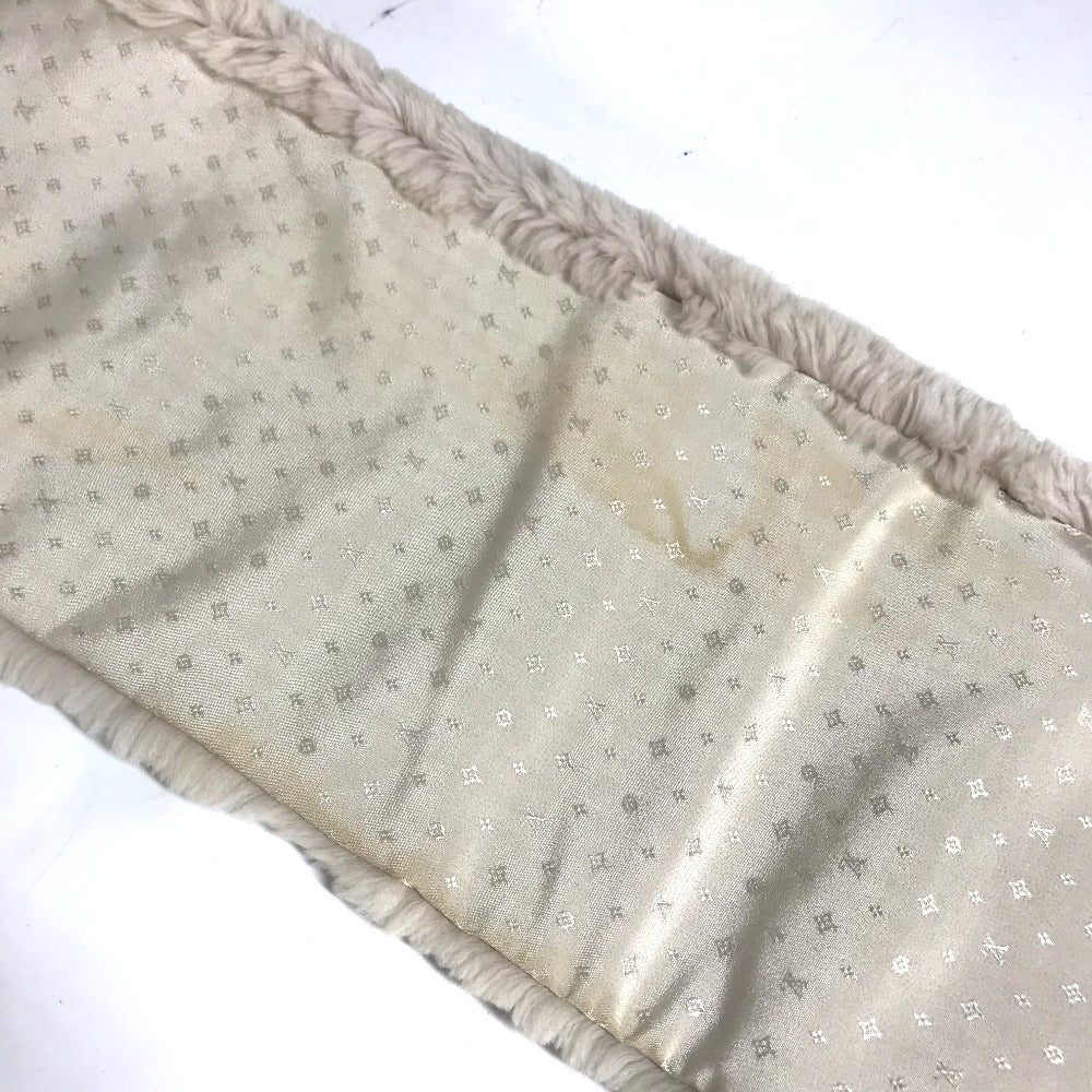 LOUIS VUITTON M70873 ファー ティペット ロゴ バイカラー エシャルプ LV インザシティ マフラー ファー レディース ピンク