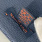 LOUIS VUITTON ルイヴィトンカップ LVCUP ロゴ マフラー コットン メンズ ネイビー