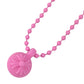 CHROME HEARTS Crossball Logo Chain Necklace Necklace rubber pink Used