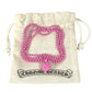 CHROME HEARTS Crossball Logo Chain Necklace Necklace rubber pink Used