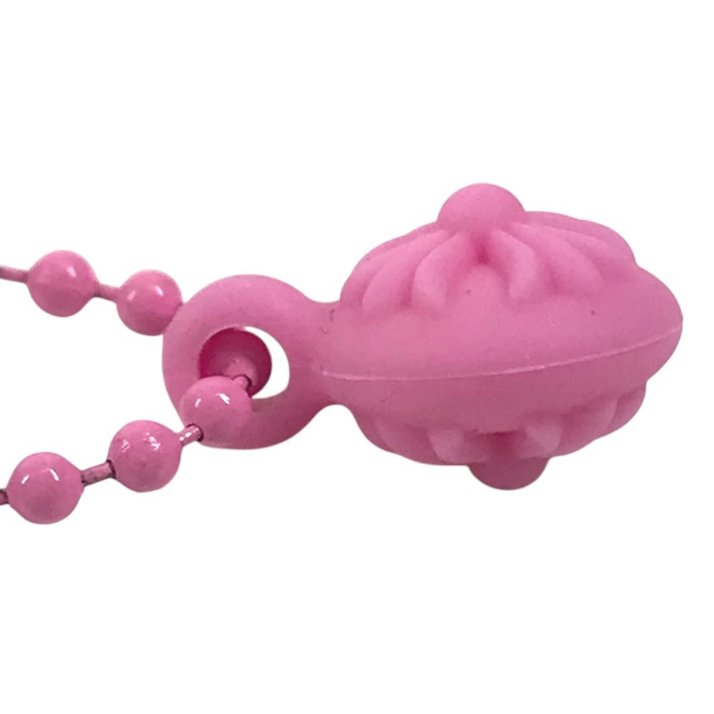 CHROME HEARTS Crossball Logo Chain Necklace Necklace rubber pink Used