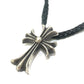 CHROME HEARTS スモールCHクロス SML CH CROSS チョーカー ネックレス SV925 メンズ シルバー