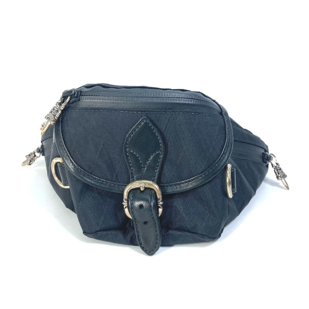 CHROME HEARTS SNAT PACK MINI Gunslinger Waist Pouch, Waist Bag, Nylon, Men's, Black
