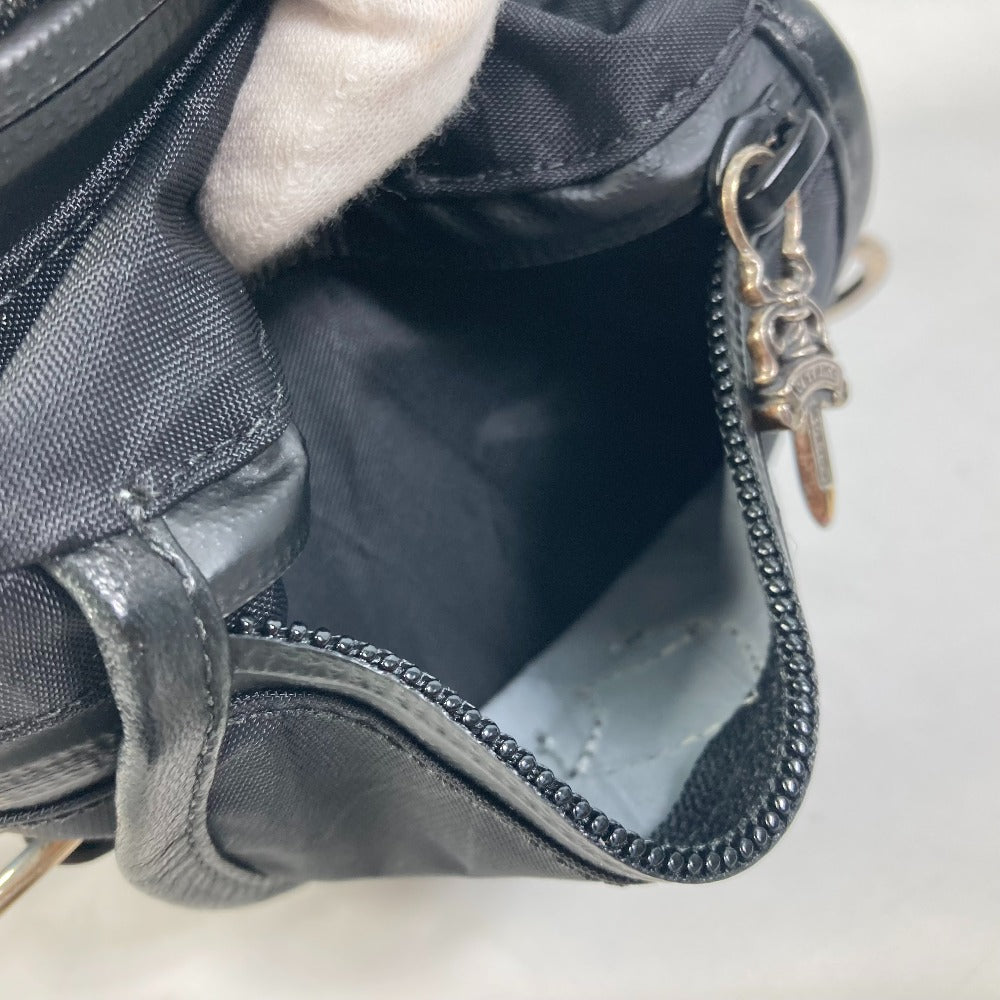 CHROME HEARTS SNAT PACK MINI Gunslinger Waist Pouch, Waist Bag, Nylon, Men's, Black