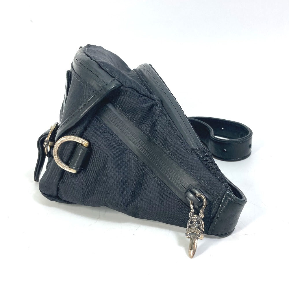 CHROME HEARTS SNAT PACK MINI Gunslinger Waist Pouch, Waist Bag, Nylon, Men's, Black