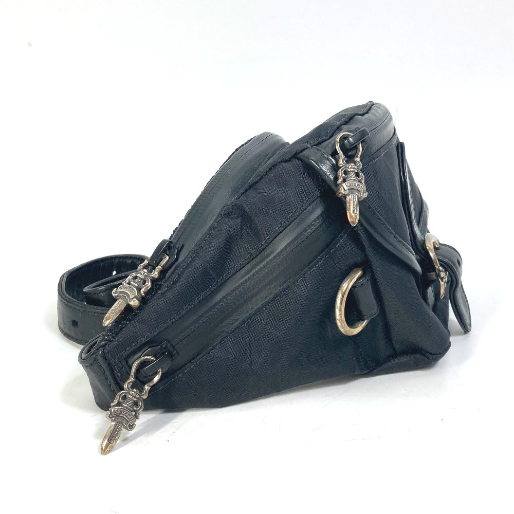 CHROME HEARTS SNAT PACK MINI Gunslinger Waist Pouch, Waist Bag, Nylon, Men's, Black