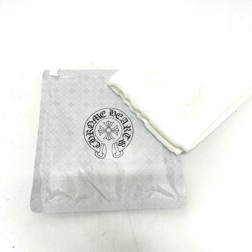 CHROME HEARTS FACE MATH PLUS クロス ハンドタオル タオル コットン メンズ ホワイト