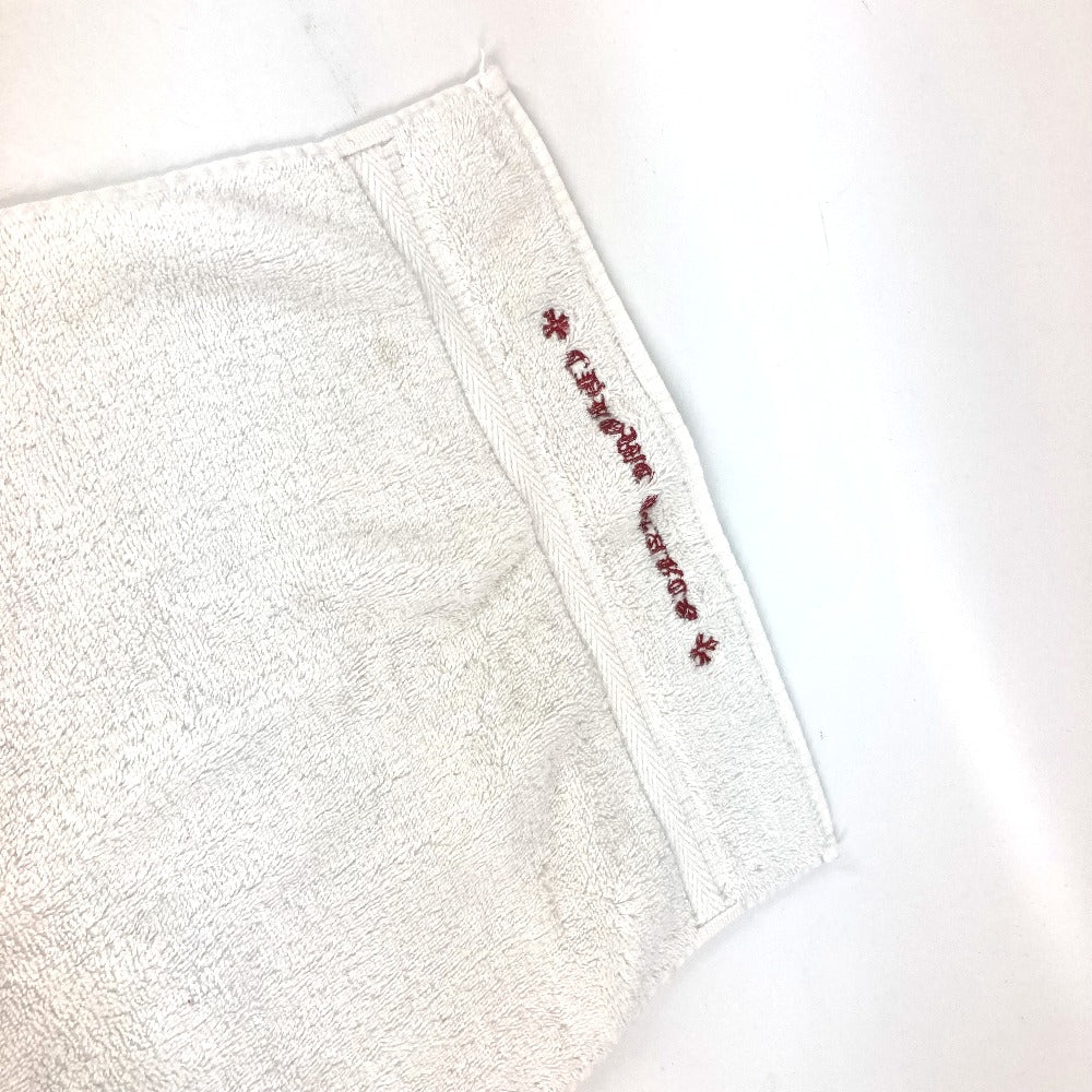 CHROME HEARTS Logo Face Towel, Cotton, Men's, White