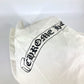 CHROME HEARTS ロゴ 巾着バッグ カバン 肩掛け ショルダーバッグ コットン ユニセックス ホワイト