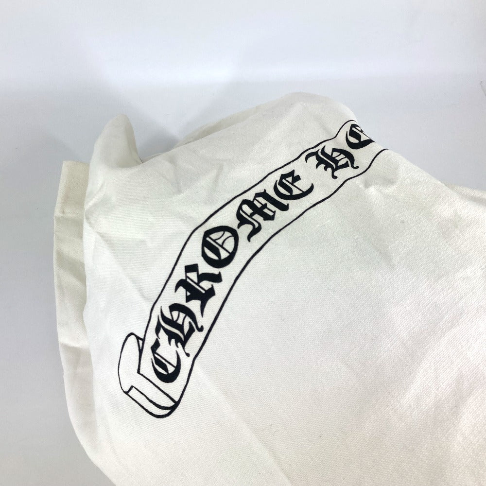 CHROME HEARTS ロゴ 巾着バッグ カバン 肩掛け ショルダーバッグ コットン ユニセックス ホワイト