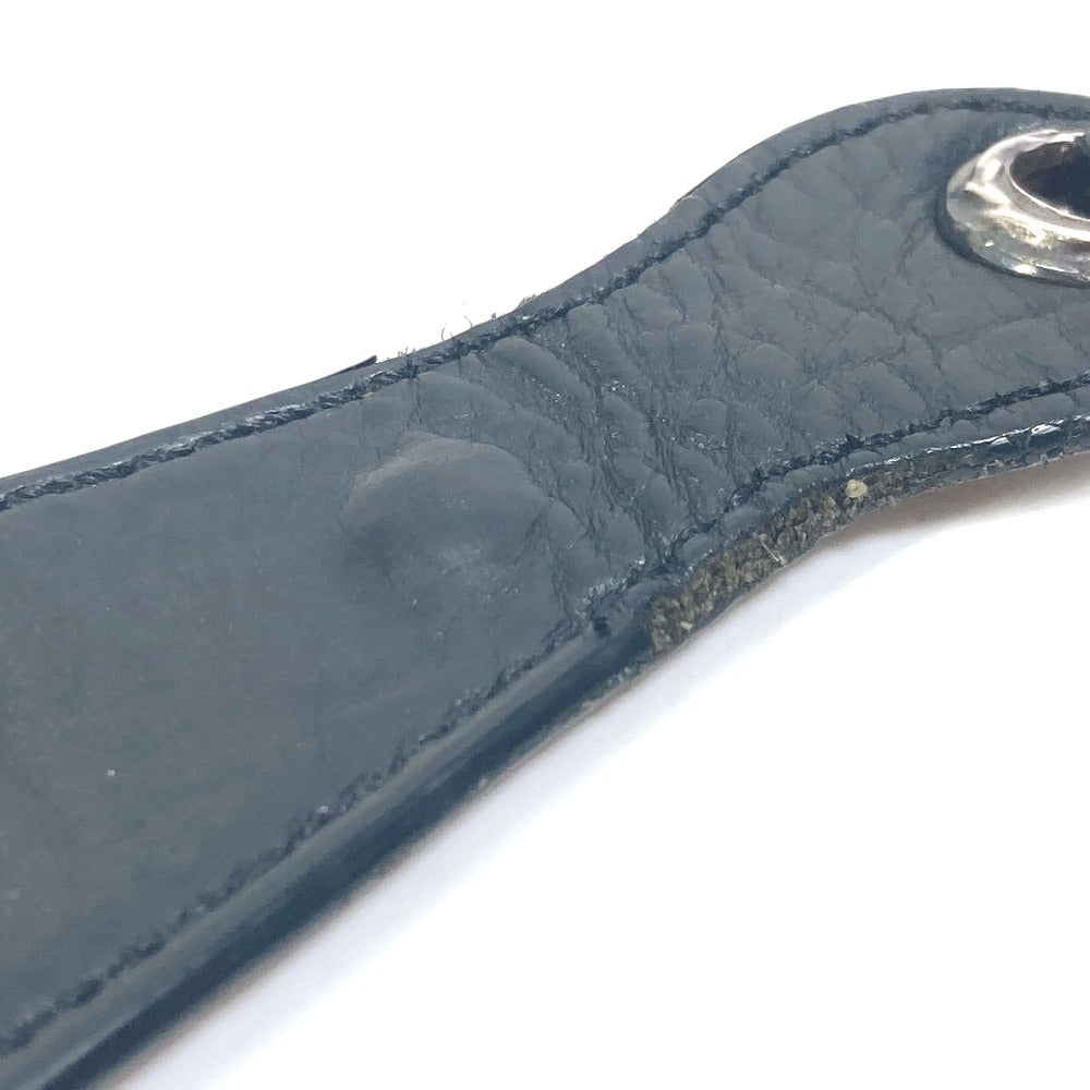 CHROME HEARTS Leather Shoehorn with Strap and Logo, Men's, Black