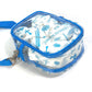 CHROME HEARTS TAKA MINI Cross Patch Pochette Shoulder Bag, PVC, Men's, Blue