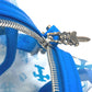 CHROME HEARTS TAKA MINI Cross Patch Pochette Shoulder Bag, PVC, Men's, Blue