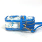 CHROME HEARTS TAKA MINI Cross Patch Pochette Shoulder Bag, PVC, Men's, Blue