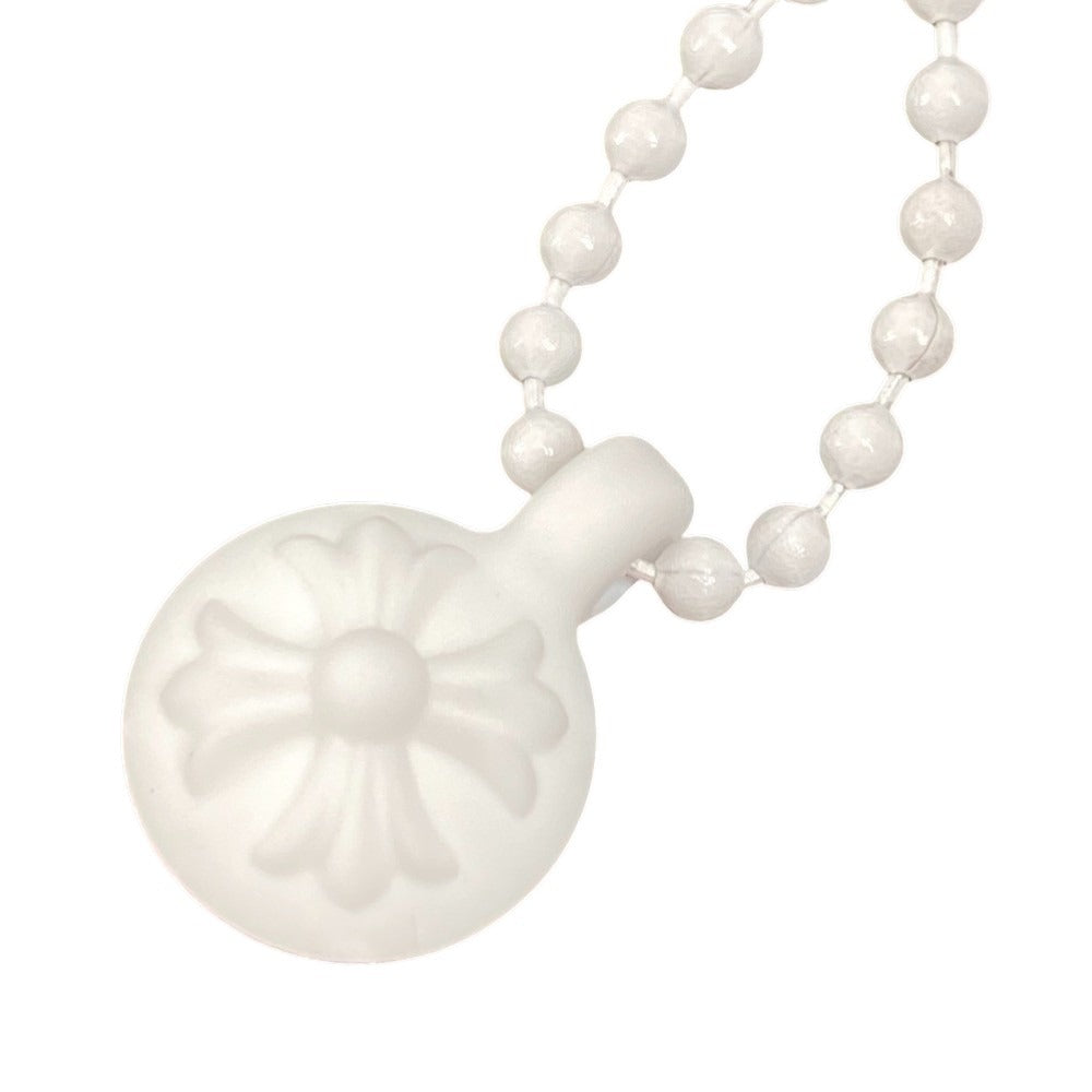 CHROME HEARTS Crossball Logo Chain Necklace Accessory Necklace Rubber Unisex White White