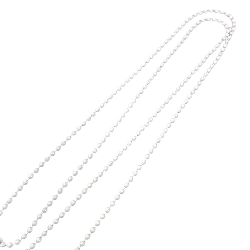 CHROME HEARTS Crossball Logo Chain Necklace Accessory Necklace Rubber Unisex White White
