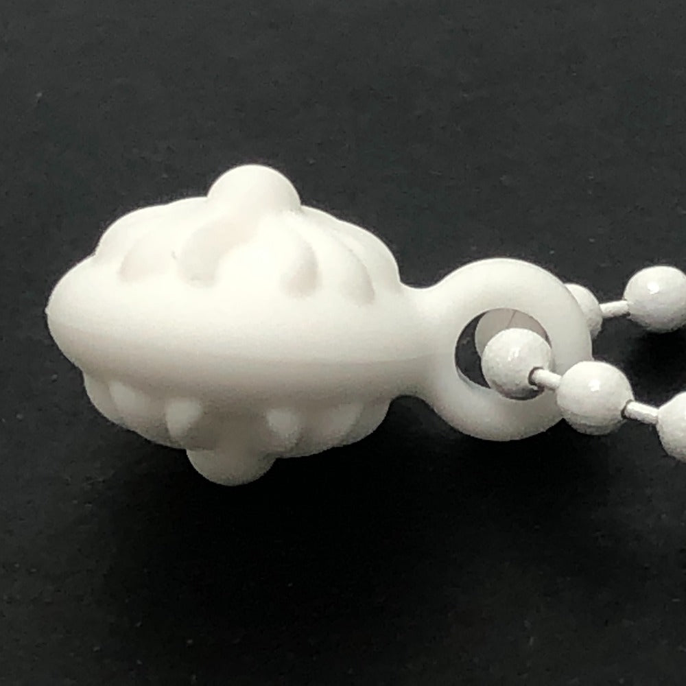 CHROME HEARTS Crossball logo Accessories: Chain Necklace Pendant, Silicone Necklace rubber White Used