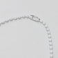 CHROME HEARTS Crossball logo Accessories: Chain Necklace Pendant, Silicone Necklace rubber White Used