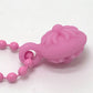 CHROME HEARTS Crossball logo Accessories: Chain Necklace Pendant, Silicone Necklace rubber pink Used