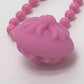 CHROME HEARTS Crossball logo Accessories: Chain Necklace Pendant, Silicone Necklace rubber pink Used