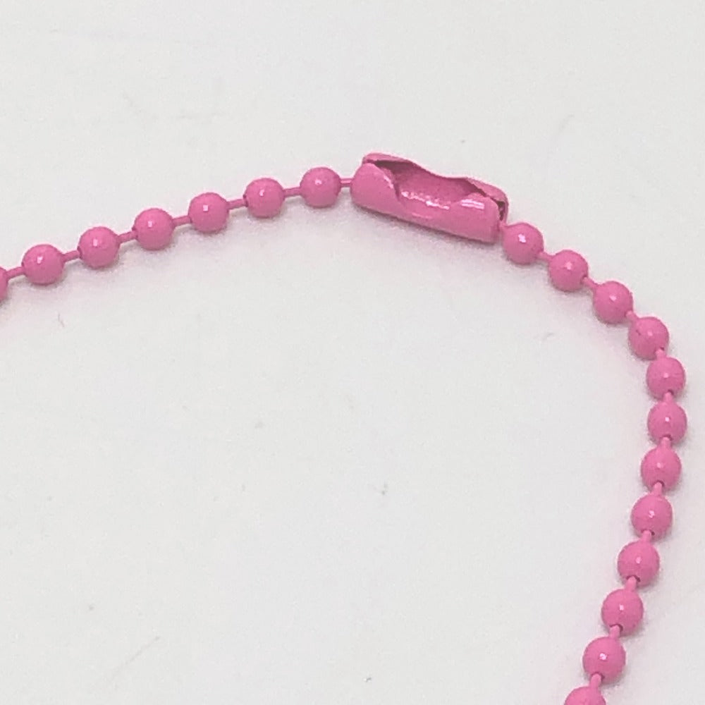 CHROME HEARTS Crossball logo Accessories: Chain Necklace Pendant, Silicone Necklace rubber pink Used