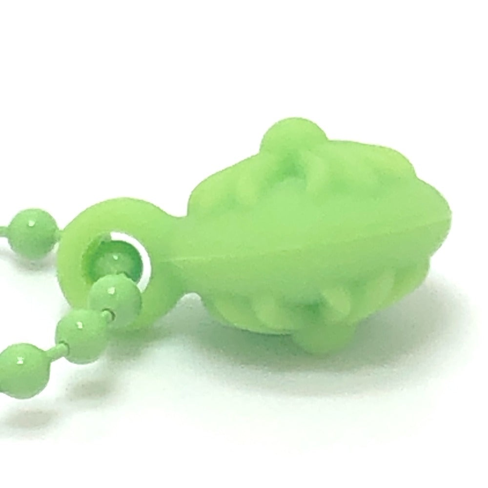 CHROME HEARTS Crossball logo Accessories: Chain Necklace Pendant, Silicone Necklace rubber Green Used