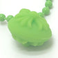 CHROME HEARTS Crossball logo Accessories: Chain Necklace Pendant, Silicone Necklace rubber Green Used