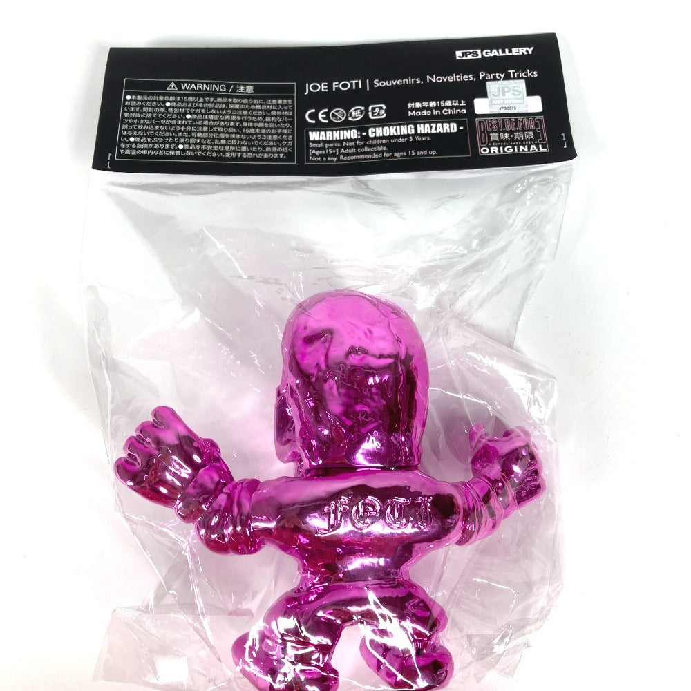 CHROME HEARTS Objects, interior decorations, stuffed animals HARRIS TEETER JOE FOTI ART WORLD 2025 Figure - Japan Limited Edition skull Miscellaneous goods Plastic Metallic pink Used
