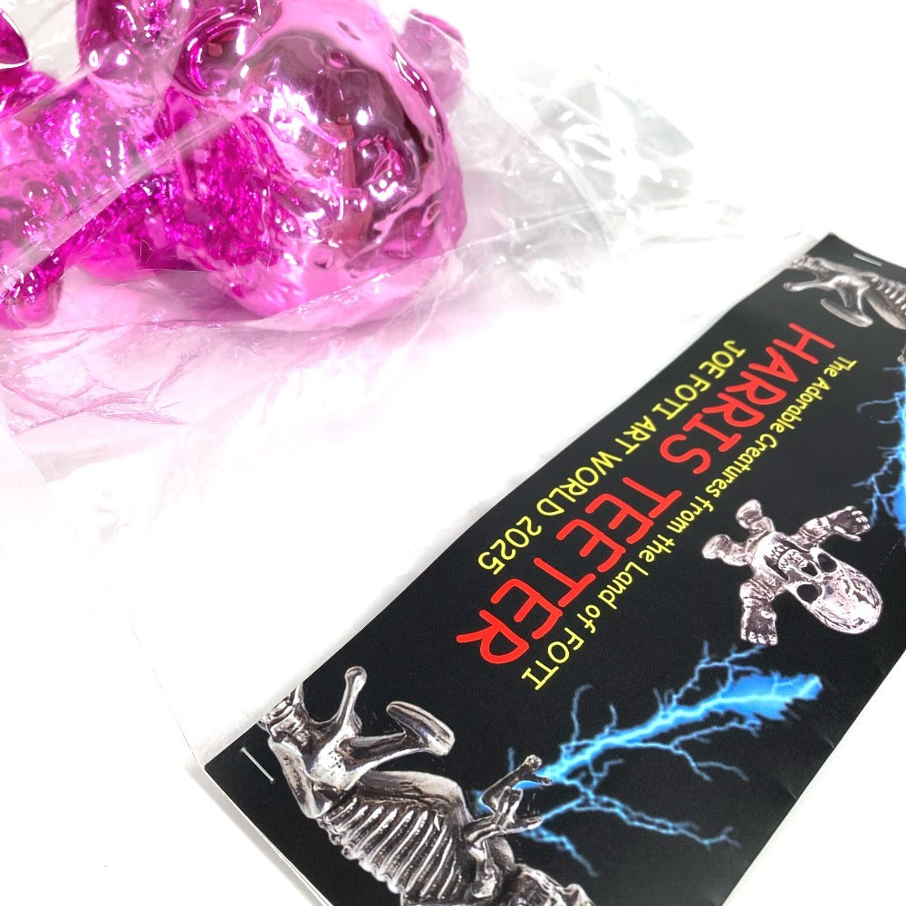 CHROME HEARTS Objects, interior decorations, stuffed animals HARRIS TEETER JOE FOTI ART WORLD 2025 Figure - Japan Limited Edition skull Miscellaneous goods Plastic Metallic pink Used
