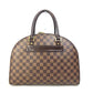 LOUIS VUITTON N41455 Damier Shoulder Bag, Nolita Bag, Boston Bag, Handbag, Damier Canvas, Women's, Ebene, Brown