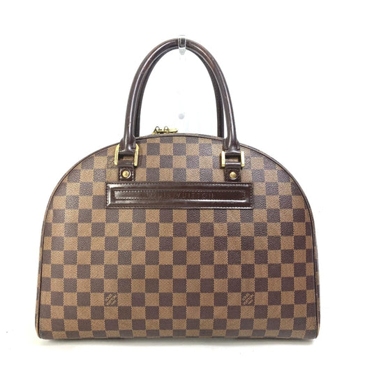 LOUIS VUITTON N41455 ダミエ ショルダーバッグ 肩掛け ノリータ カバン ボストンバッグ ハンドバッグ ダミエキャンバス レディース エベヌ ブラウン