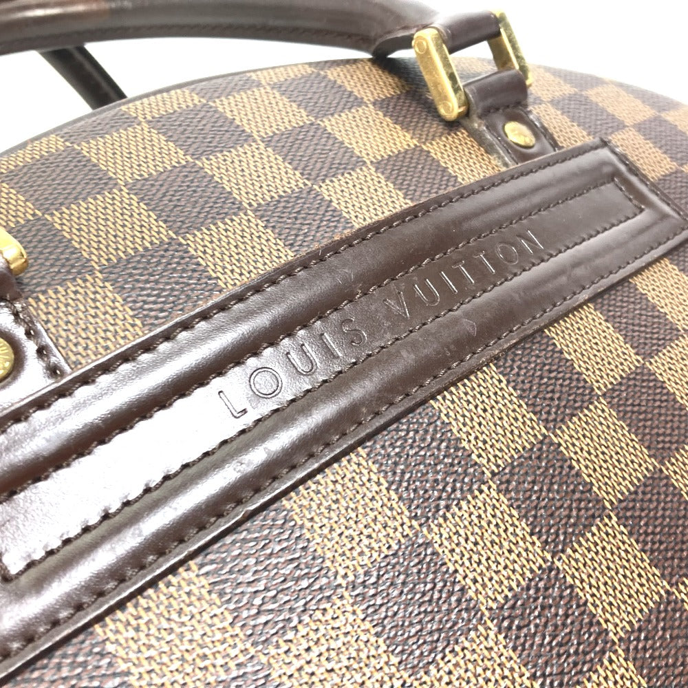 LOUIS VUITTON N41455 Damier Shoulder Bag, Nolita Bag, Boston Bag, Handbag, Damier Canvas, Women's, Ebene, Brown