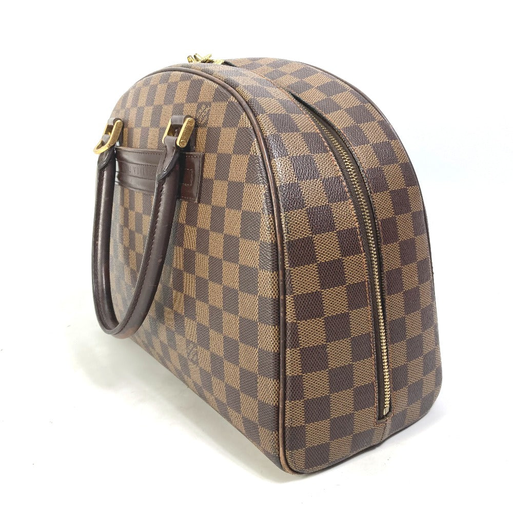 LOUIS VUITTON N41455 Damier Shoulder Bag, Nolita Bag, Boston Bag, Handbag, Damier Canvas, Women's, Ebene, Brown