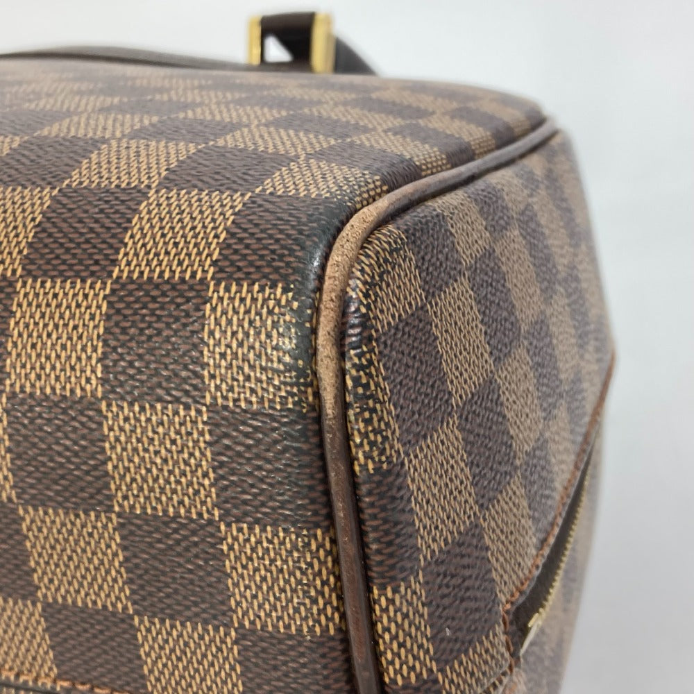 LOUIS VUITTON N41455 Damier Shoulder Bag, Nolita Bag, Boston Bag, Handbag, Damier Canvas, Women's, Ebene, Brown