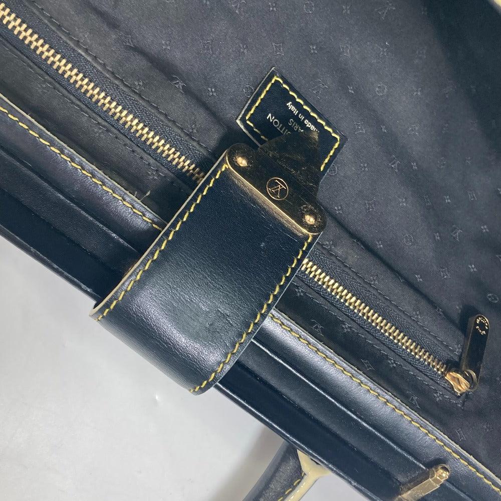 LOUIS VUITTON M91805 Suhali Angenieux PM Doctor Bag Handbag in Suhali Leather, Women's, Noir Black