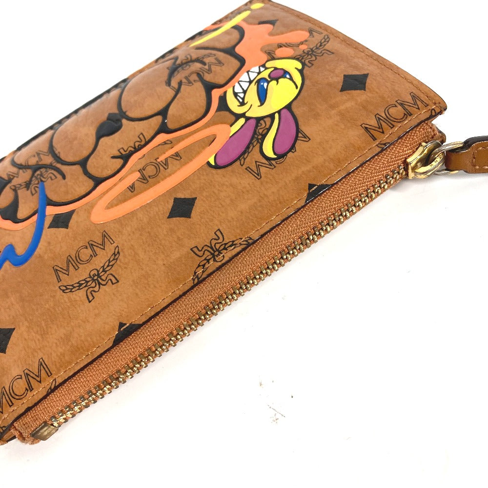 MCM SAMBYPEN コラボ サム・バイ・ペン ラビット ヴィセトス 財布 小銭入れ コインケース レザー メンズ ブラウン