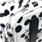 MCM LOVELESS collaboration Dalmatian studded shoulder bag/tote bag in coated leather, available in white and black.