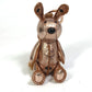 MCM Vesetos Rabbit Metallic Leather and Fur Bag Charm Keychain for Women in Metallic Pink