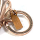 MCM Vesetos Rabbit Metallic Leather and Fur Bag Charm Keychain for Women in Metallic Pink