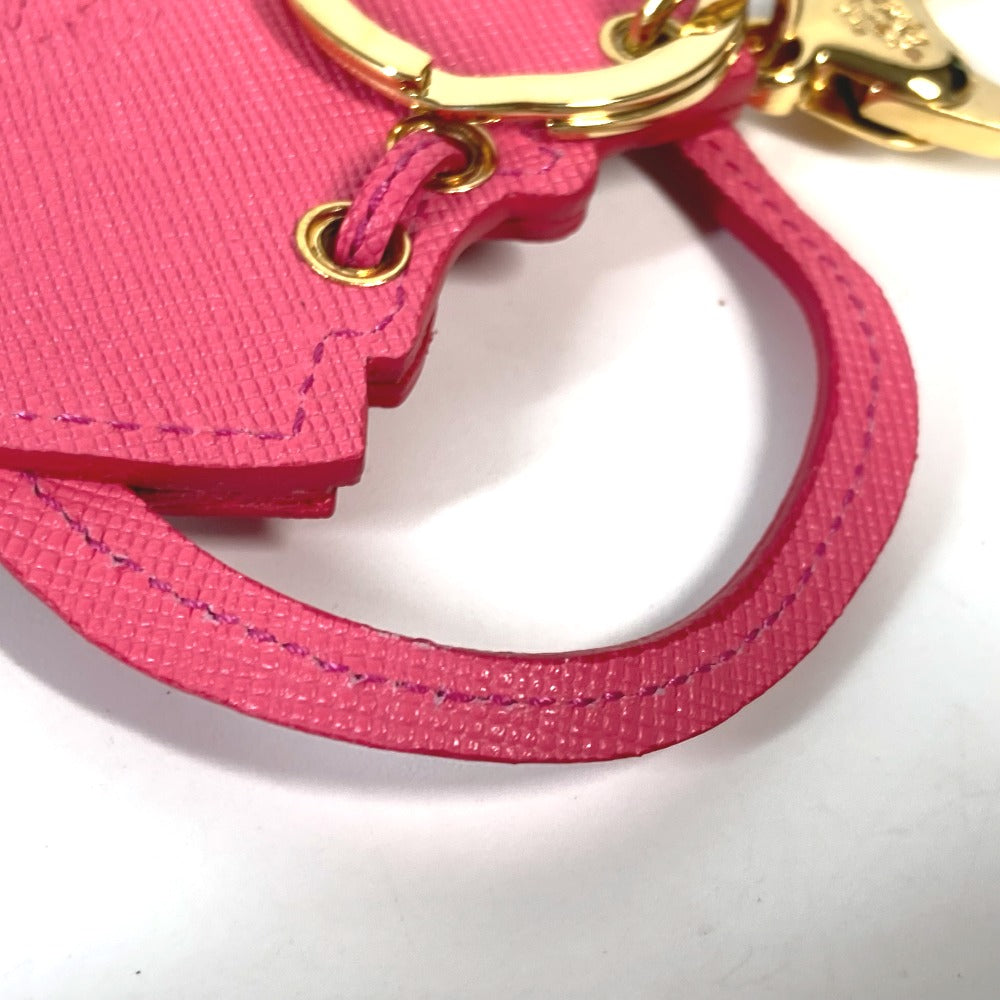 MCM ヴィセトス ロゴ バッグデザイン 巾着バッグ バッグチャーム キーホルダー レザー レディース ベージュ - brandshop-reference