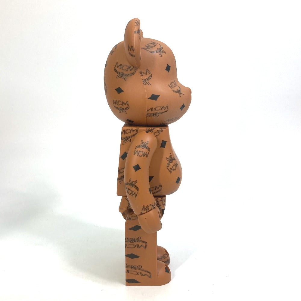 MCM Visetos Bearbrick BE@RBRICK 100% &amp; 400% Set of 2 Figures, Dolls, Plush Toys, Plastic, Men's, Brown